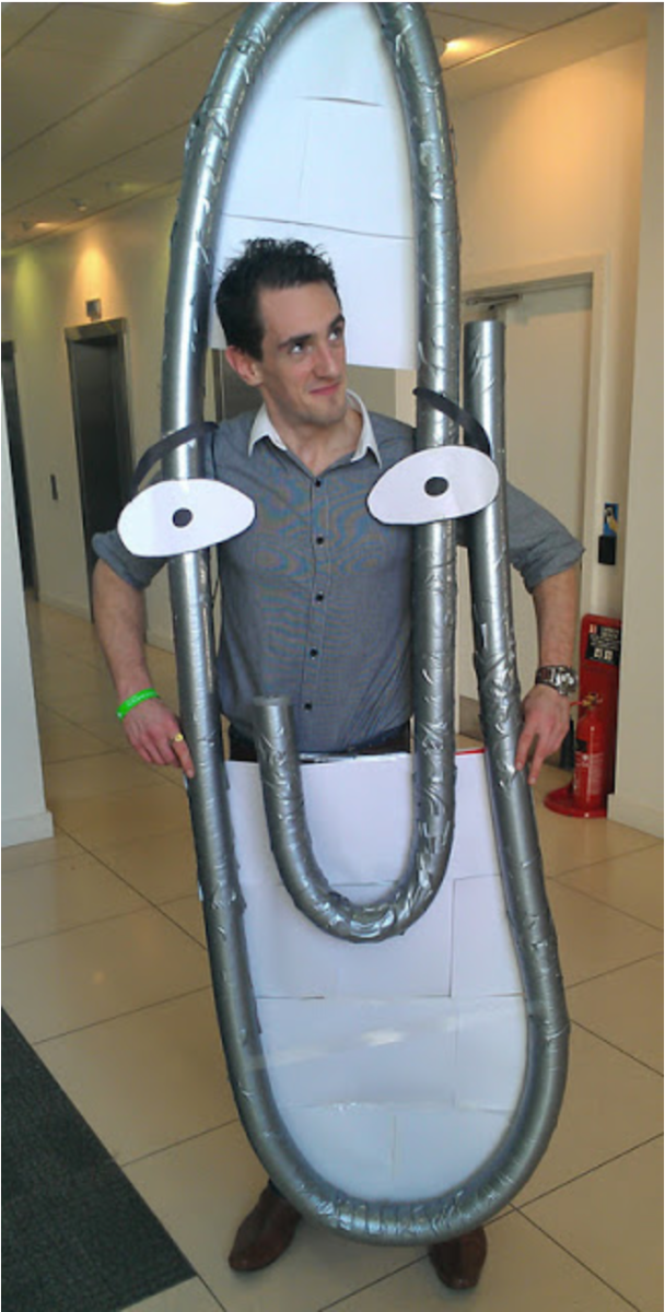 paperclip costume