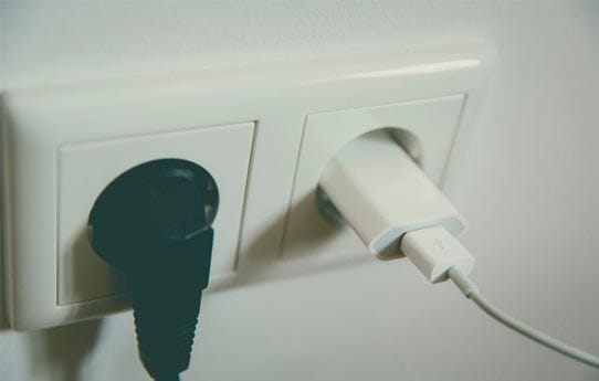 unplugged outlets