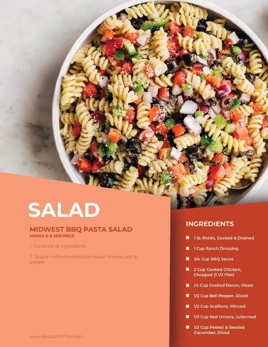 midwest bbq pasta salad