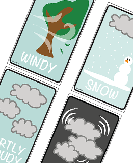 Weather Flashcards Printable