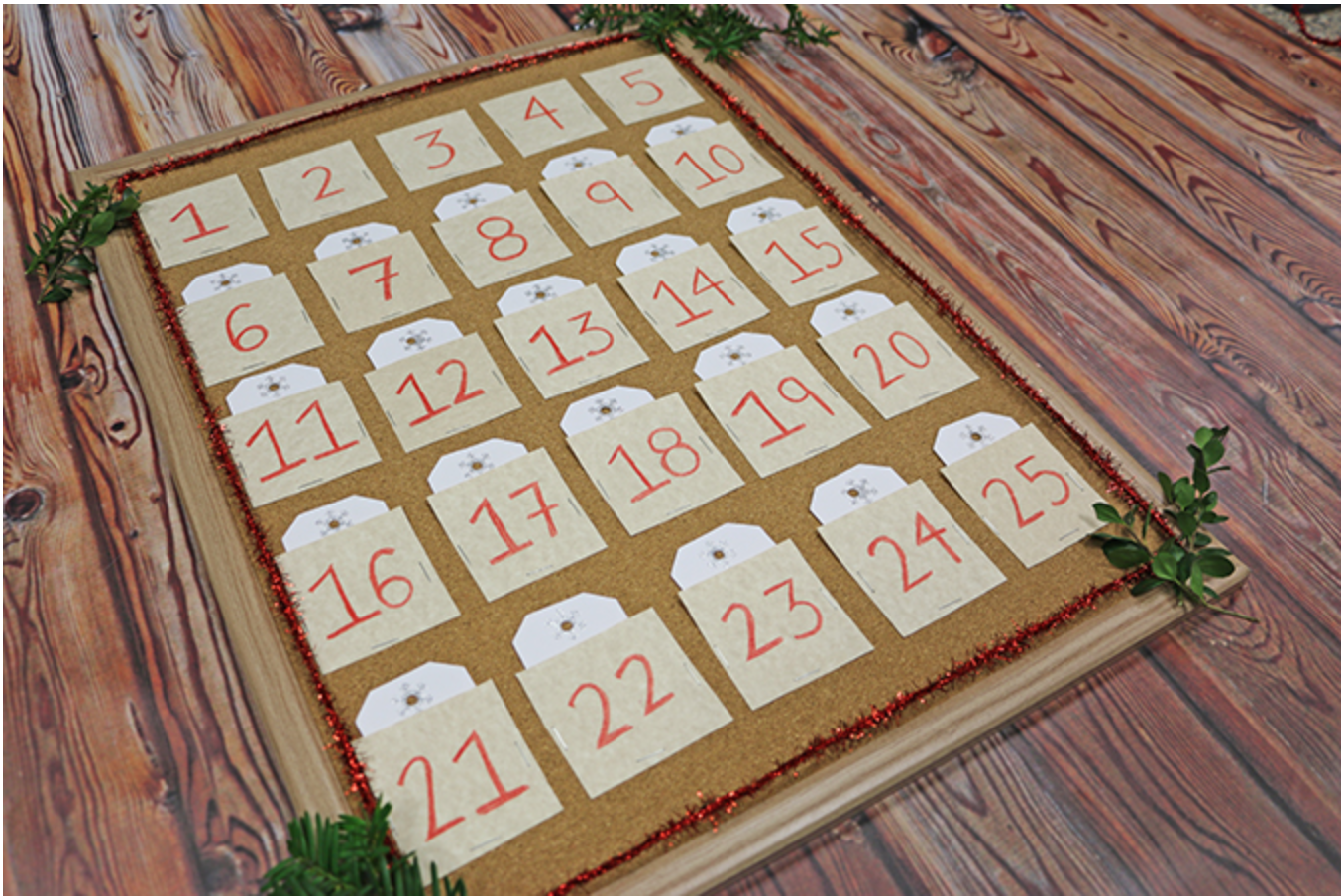 DIY Holiday Advent Calendar Bostitch Office