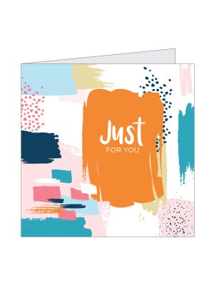 just for you card