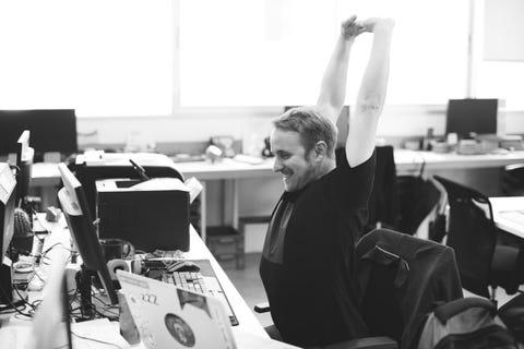 stretch at your desk