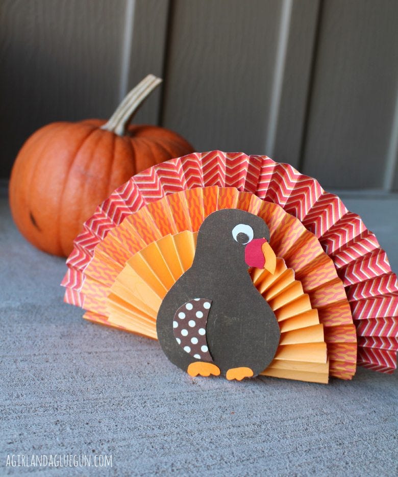 paper fan turkey