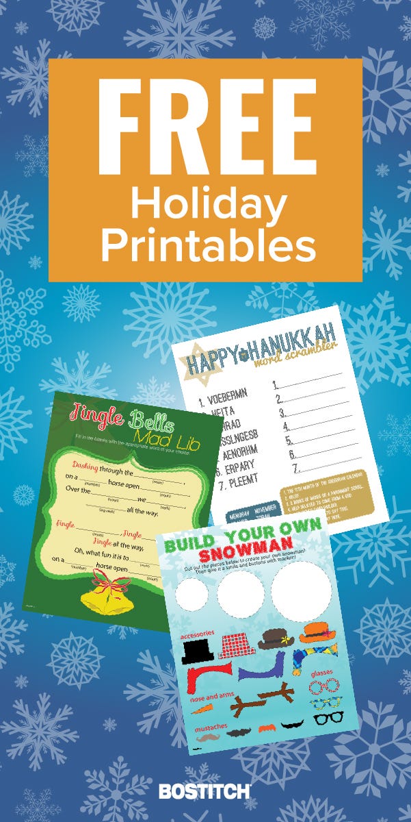 Free Holiday Printables