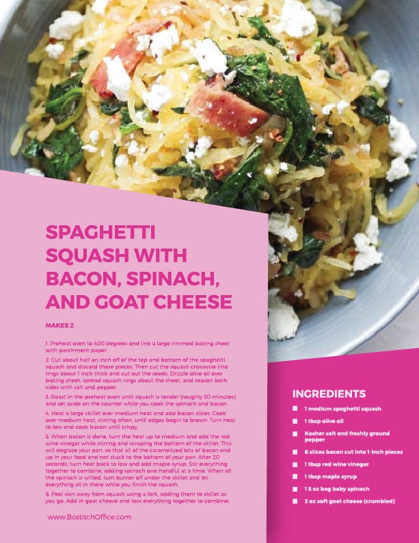 spaghetti squash recipe