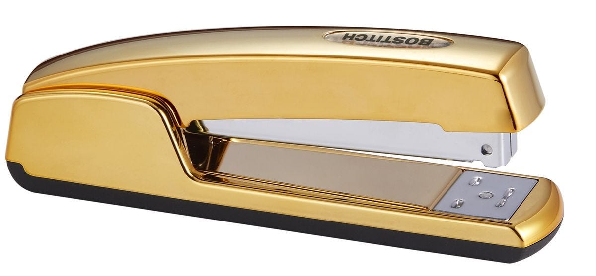 gold stapler