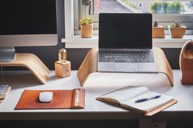 organized desk