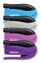 Spring-Powered Handheld Compact Stapler, 15 Sheets, Assorted Colors