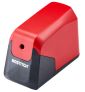 Battery-Powered Pencil Sharpener, Red