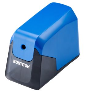 Battery-Powered Pencil Sharpener, Blue 