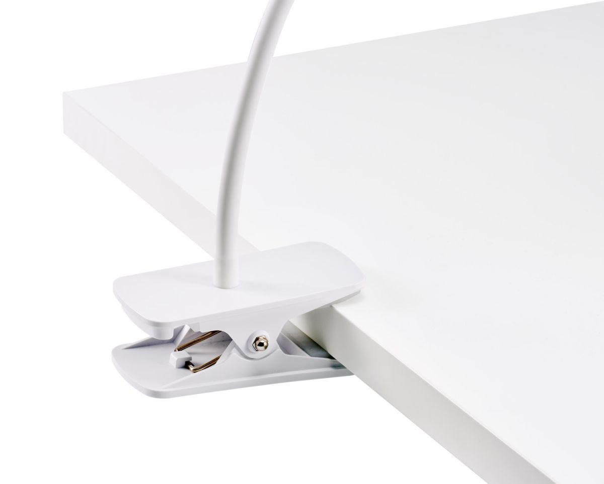 Bostitch Office Adjustable LED Clamp Light White Bostitch Office