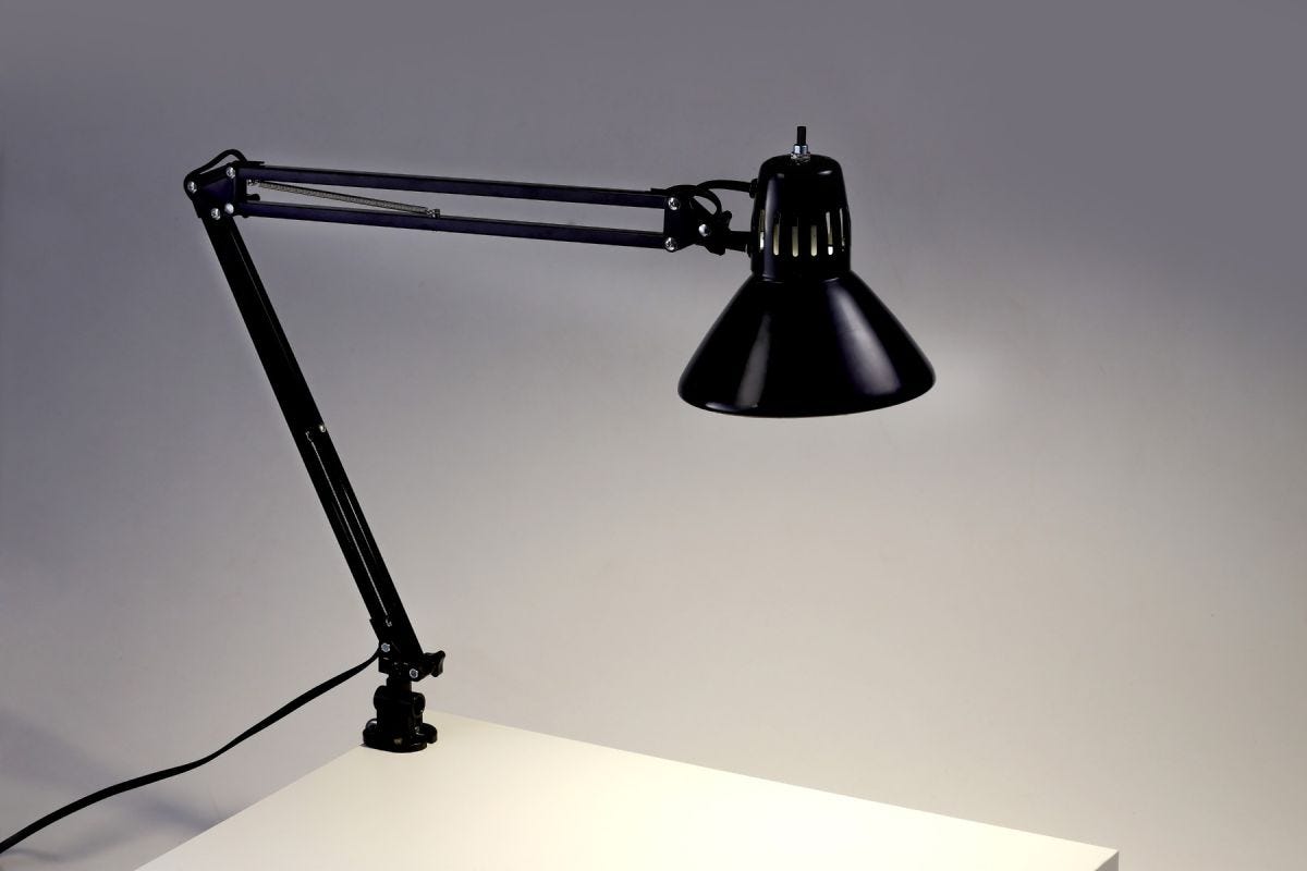 Turn on office lamp hotsell
