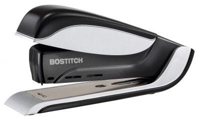 Bostitch InPower Spring-Powered Premium Desktop Stapler 2 Pack One Finger Red/Silver No Effort 1117 