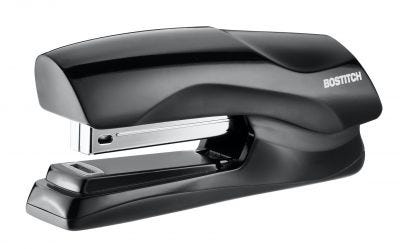 Antimicrobial Flat Clinch Stapler, 40 Sheets, Full Strip