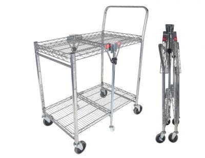 Small Utility Cart with Folding Design