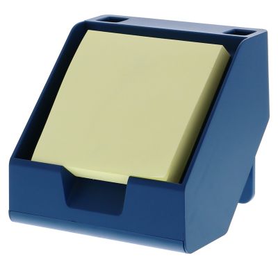 Sticky Note + Business Card Holder in Blue