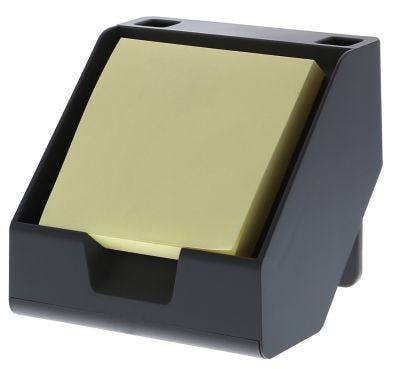 Sticky Note + Business Card Holder in Gray