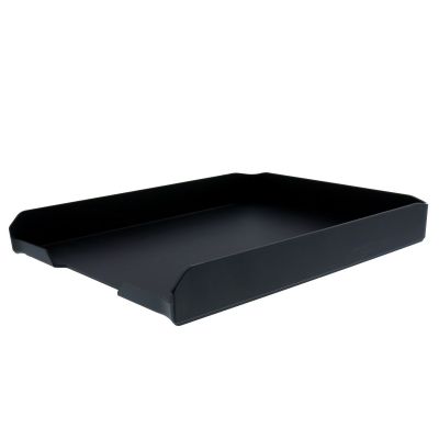 Black Stackable Letter Tray
