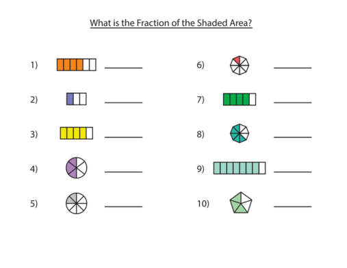 Measure Mate Fraction worksheet