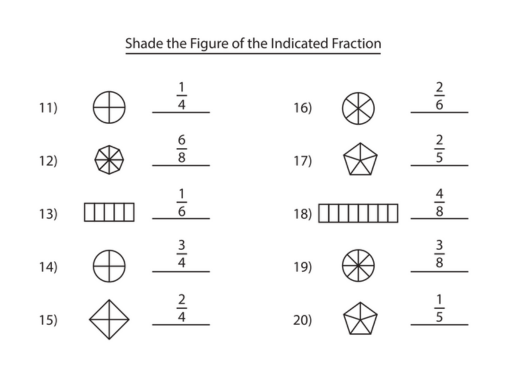 Measure Mate Fraction worksheet