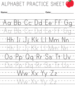 Handwriting Practice Sheets, KS1, Free PDF