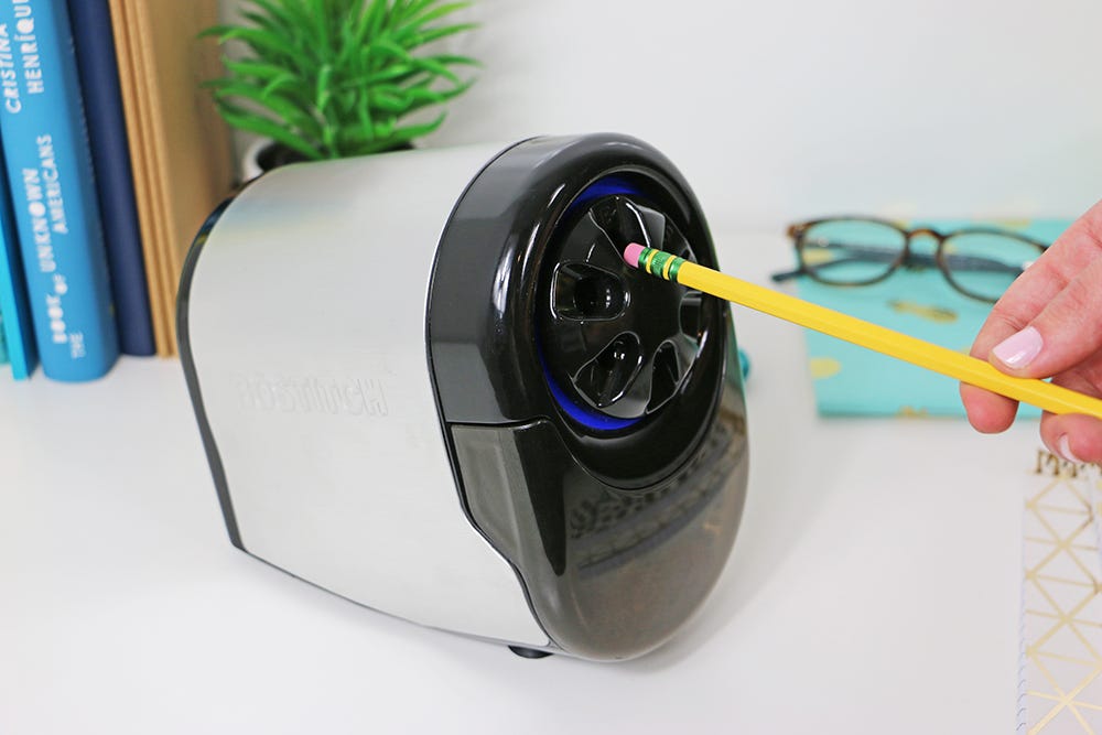 electric pencil sharpener inside