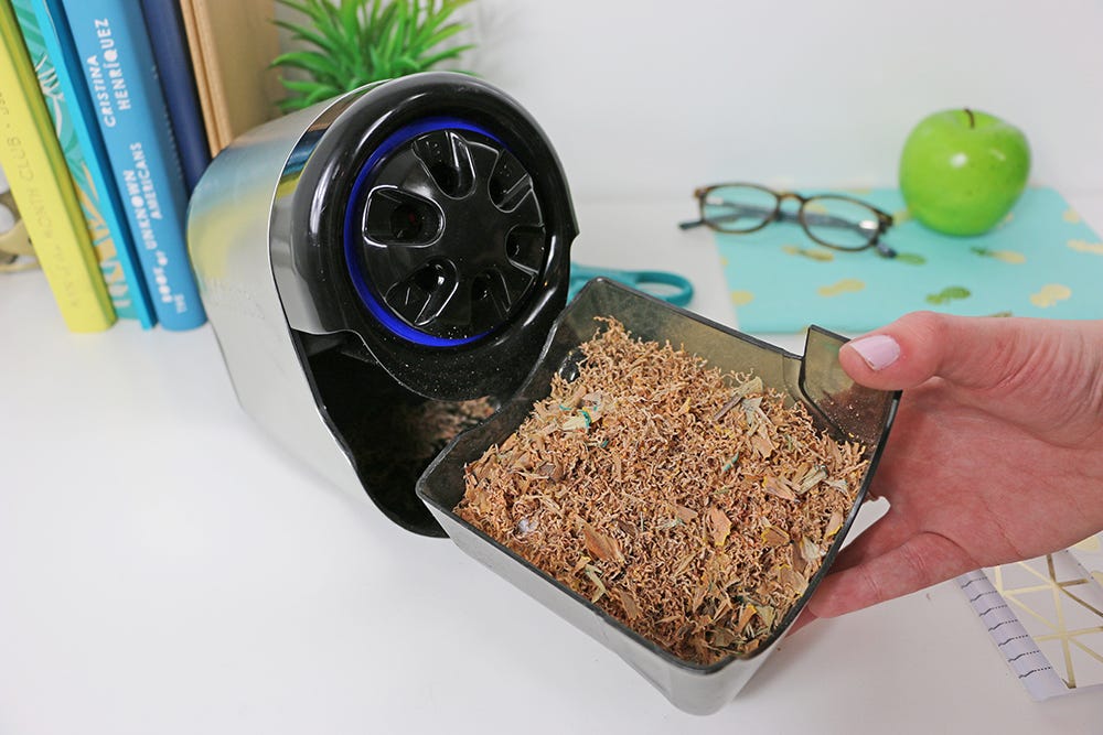 Make Sure Your Pencil Shavings Tray Isn't Overfull